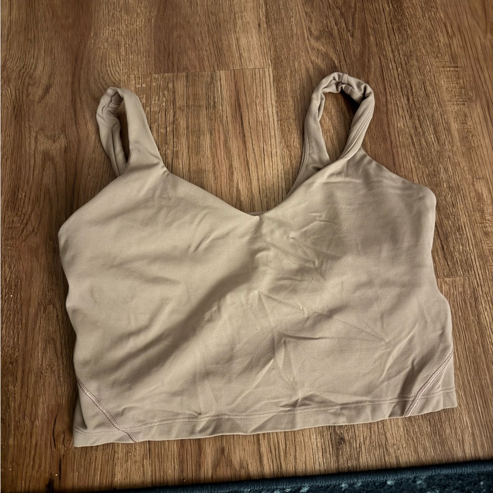 Lululemon Align Tank Top Ashen Rose Size 10 Built-In Bra Yoga Athleisure🌸